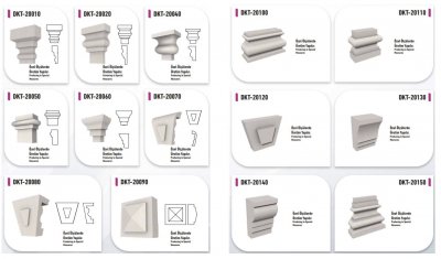 Dekoratif Aplik Kilit Taşları