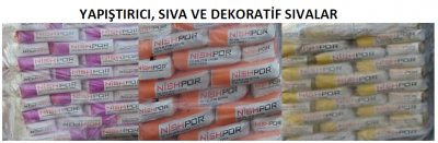 Yapıştırıcı, Sıva ve Dekoratif Sıvalar